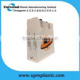 Hot Sale PE Blockbottom Soft Loop or Flexile Loop Handle Plastic Bag for Hat Shop thumbnail-1