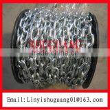 China Linyi Shuguang DIN766 Zinc Plated Link Chain thumbnail-1