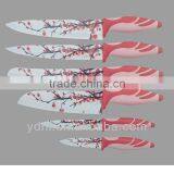 Colored Ceramic Knife With Beautiful Pattern thumbnail-1