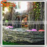 Most Durable Nearly Natural Large Resin Garden Fountain Design Fiberglass Fake Rock Waterfall thumbnail-3