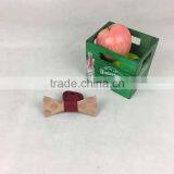 Christmas Gift Luxury Wholesale Wood Bow Tie thumbnail-2