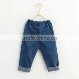 Do the Old Hole Cartoon Cow Embroidery Denim Trousers thumbnail-2