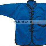 Blue Satin Kung fu Tai Chi Uniforms thumbnail-1