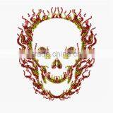 Wholesale Cheaper Custom Skulll Rhinestone Heat Transfer for Clothes thumbnail-2