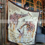 large sized animal print ladies giraffe scarf