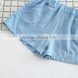 Summer Apparel Latest Arrivals Linen Fabric Shorts Daliy Wearing Baby Clothes thumbnail-6