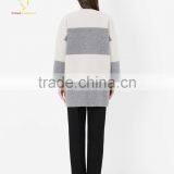 Classic Crew Neck Cashmere Overcoat Womens Winter Coat Wool thumbnail-3