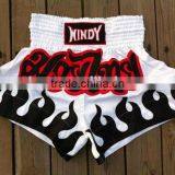 High Quality Custom Fashion 100% Cotton Muay Thai Boxing Shorts thumbnail-2