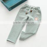 S60643B 2017 Girls Pants Cotton Stripes Cartoon Printing Baby Casual Trousers Children's Clothing thumbnail-5