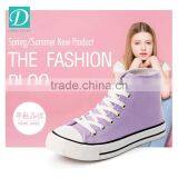 China High Ankle Durable Women Canvas Shoes thumbnail-3