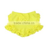 beach shorts Wholesale Children Summer Solid Color Shorts Baby Girls Icing Ruffle Shorts