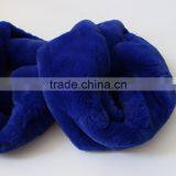 Myfur Customize Wholesale Fashion Design Trendy Circular Fake Fur Soild Color Neck Scarf thumbnail-2