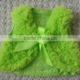 2014 Wholesale Boutique Fashion Chiffon Ruffle 100% Cotton Baby Shawls thumbnail-1