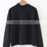 Runwaylover EY2324B Hot Sale 2017 Ladies Fashion Pure Color Blouse thumbnail-4