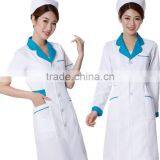 Custom Cheap Short Sleeve Wholesale White Colour Slim-fitting Medical Uniforms/nurse Uniforms thumbnail-2