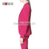 Blazer Women Latest Designs Ladies Suit Woolen Red Women Tuxedo Suits thumbnail-2