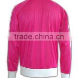 Great Workmanship Popular 100% Cotton Pink Quilted Sweatshirts thumbnail-3