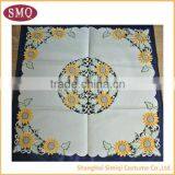 100% Polyester Hot Selling New Design Embroidery Beer Tablecloth thumbnail-1