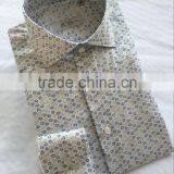 2017 Spring New Cutaway Collar Floral Casual Shirts thumbnail-1