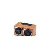 Bamboo Loud Mini Most Powerful Portable Speakers Support USB SD Card for Mobiles, MP3 thumbnail-1