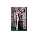 Elegant Strapless Mermaid Black Evening Dresses Long Prom Gowns 2013 With Embroidery thumbnail-1