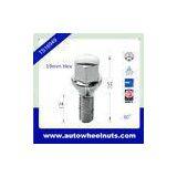 O8A Chrome Plated Wheel M12x1.5 Lug Bolts For BENZ With Cone Seat 19mm Hex thumbnail-1