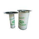 0.1um Filter Fineness Sullair Air Compressor Oil Separators With 3500 - 5200h Service Life