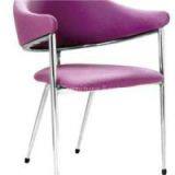 Modern Leather Bar Chair thumbnail-1