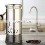 High Quality Stainless Steel Spice Sugar Salt Pepper Coffee Storage Bottle Glass Food Storage Jar thumbnail-2