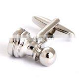 International Chess Knight and Pawn Silver Men Chess Cufflinks thumbnail-4