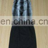 High Quality New Design Rex Rabbit Fur 100% Cheap Cashmere Scarf thumbnail-2