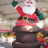 Customized Beautiful Hot Selling Inflatable Father Christmas,outdoor Xmas Inflatable Santa thumbnail-1
