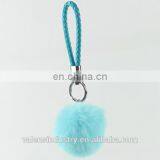 Customized Design OEM/ODM Wholesale Faux Fur Pom Poms Www Pom Com Keychain Girls' Bag Accessory Car Pendant thumbnail-2