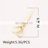 New Fashion Elegant Silver/Gold Scissor Shape Hair Clip Accessories For Women thumbnail-4