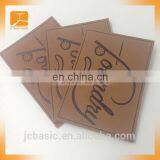 Fashion Design Custom pu Materials Jeans Leather Sewing Labels for Clothing thumbnail-5