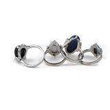 Rhinestone R06-9246 Cocktail Rings Crystal Rings thumbnail-3