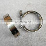 Factory Price ISF2.8 ISF3.8 Truck Diesel Engine Parts Exhaust Outlet Connection V Band Clamp XS-9009 3903652 thumbnail-2