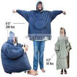 Super Soft Warm Cozy Wearable Sherpa Hoodie for Adults & Children, Reversible, Hood & Large Pocket Oversized Sweatshirt Blanket thumbnail-3