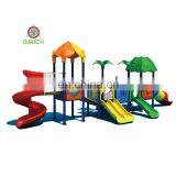 Good Quality Garden Park Playground Equipment Outdoor Slide Kid Plastic Playground for Backyard JMQ-18154C thumbnail-3