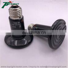Safty Ceramic Infrared Heater Lamp Heating Element at Flat Bottom in 75*102mm at 220V /50w thumbnail-2