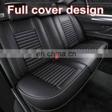 2021 Luxury Car Seat Covers for Universal Cars Front and Rear Split Bench Protection Leather Seat Covers thumbnail-3