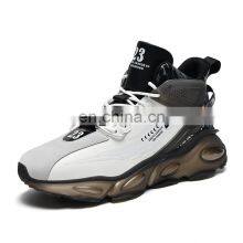 Factory Direct Sale Christmas Autumn and Winter Men's High-top Basketball Shoes Plus Velvet Thick Leather Custom Casual Sneakers