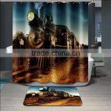 3D Digital Printing Shower Curtain Luxury Shower Curtains DIY Digital Printing Shower Curtain thumbnail-1