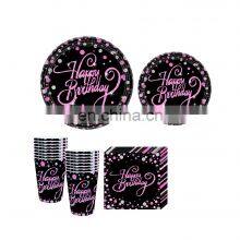 Garden Theme Party Decorations Disposable Supplies Kits Cutlery Set Accessoire de Decor de Fete thumbnail-1