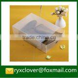 Customized Made Shoe Packaging Boxes With Clear PVC/PP Plastic thumbnail-2