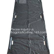 Heavy Duty Medical Funeral Biodegradable PVC Corpse Dead Body Bag For Cadaver, Virus Infected Patient Black Body Mortuar thumbnail-3