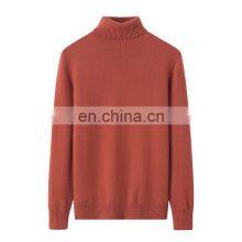 Women's 100% Pure Cashmere Pullover Casual Turtleneck Sweater With Solid Pattern Front Logo for Winter thumbnail-1