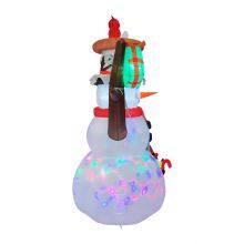 Christmas Outdoor Decor With Snowman Inflatable Seasonal Christmas Decor thumbnail-4