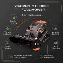 Remote Control Self Propelled 4-Stroke Flail Mower MTSK1000 EPA Euro5 Gasoline RC Lawn Mower 1000mm Cutting Width thumbnail-1