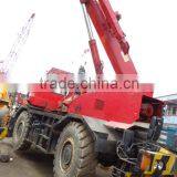 Used Condition Japan Made Kobelco 25t Rough Terrain Crane With Hydraulic Engine Second Hand Kobelco 25t Rough Terrain Crane thumbnail-1